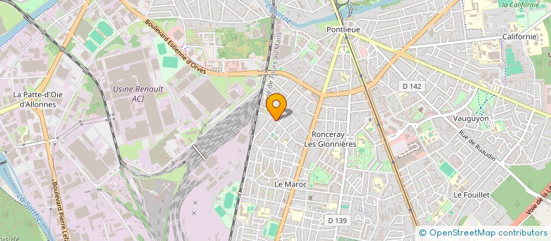 localisation de l'entreprise MONSIEUR CAMILLE JAMIN à LE MANS