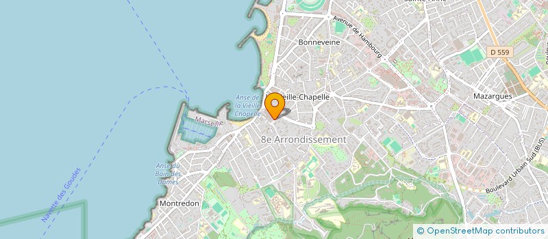 localisation de l'entreprise MONSIEUR CAMILLE JOURQUIN  MARSEILLE