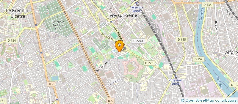 localisation de l'entreprise MONSIEUR CAMILLE JUBERT  IVRY-SUR-SEINE