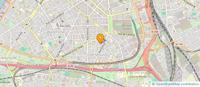 localisation de l'entreprise MONSIEUR CAMILLE KOL à LILLE