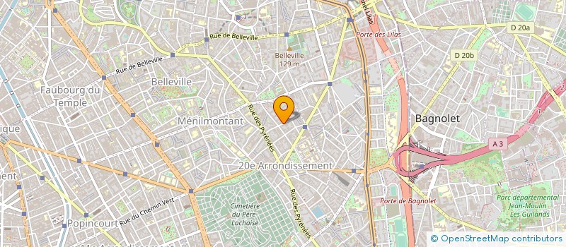 localisation de l'entreprise MONSIEUR CAMILLE KREJCI  PARIS