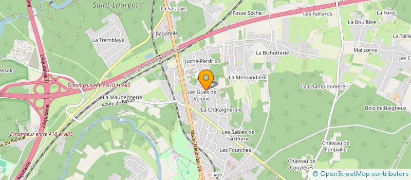 localisation de l'entreprise MONSIEUR CAMILLE LABEQUE à VEIGNE