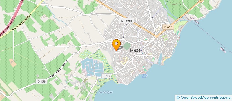 localisation de l'entreprise MONSIEUR CAMILLE LACOMBE à MEZE