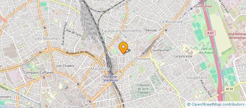 localisation de l'entreprise MONSIEUR CAMILLE LALLEMENT  TOULOUSE