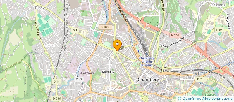 localisation de l'entreprise MONSIEUR CAMILLE LAURELLI  CHAMBERY