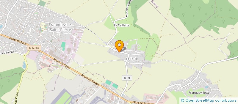 localisation de l'entreprise MONSIEUR CAMILLE LAVALETTE  FRANQUEVILLE-SAINT-PIERRE