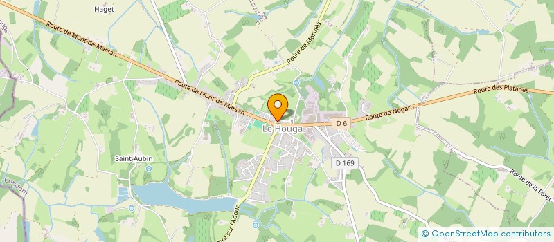 localisation de l'entreprise MONSIEUR CAMILLE LE VOURCH  LE HOUGA