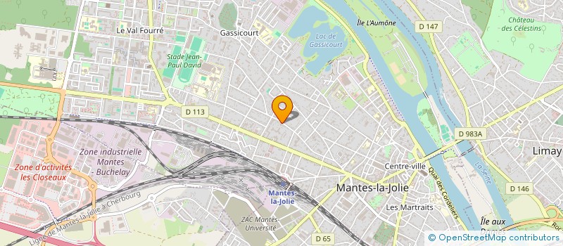 localisation de l'entreprise MONSIEUR CAMILLE LECAMUS  MANTES-LA-JOLIE