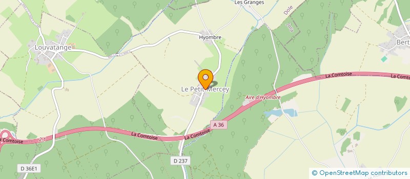 localisation de l'entreprise MONSIEUR CAMILLE LECOQ  DAMPIERRE