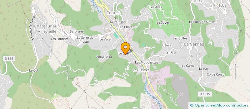 localisation de l'entreprise MONSIEUR CAMILLE LEGRAND à CONTES