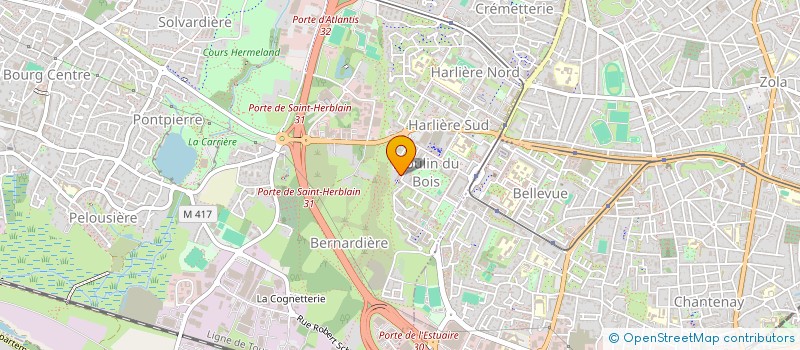 localisation de l'entreprise MONSIEUR CAMILLE LELANDAIS  ST-HERBLAIN