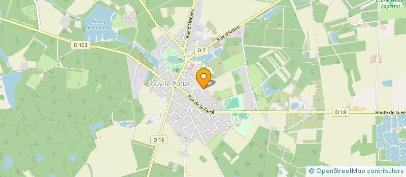 localisation de l'entreprise MONSIEUR CAMILLE LEMERCIER à JOUY-LE-POTIER