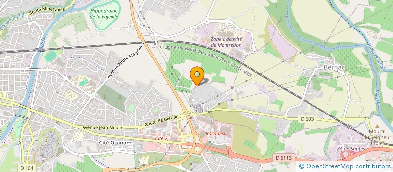 localisation de l'entreprise MONSIEUR CAMILLE LOUSTALOT  BERRIAC