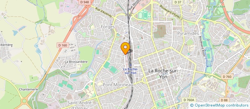 localisation de l'entreprise MONSIEUR CAMILLE LUCAS à LA ROCHE-SUR-YON