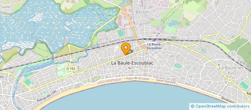 localisation de l'entreprise MONSIEUR CAMILLE MAHE  LA BAULE-ESCOUBLAC