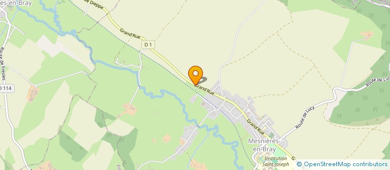 localisation de l'entreprise MONSIEUR CAMILLE MAILLARD  MESNIERES-EN-BRAY