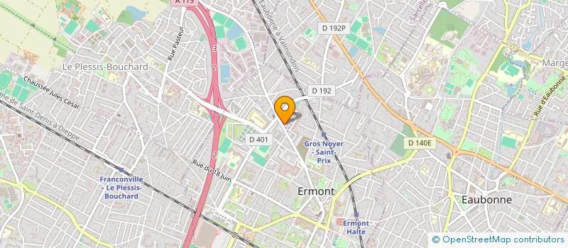 localisation de l'entreprise MONSIEUR CAMILLE MAKUNDA TUNGILA  ERMONT