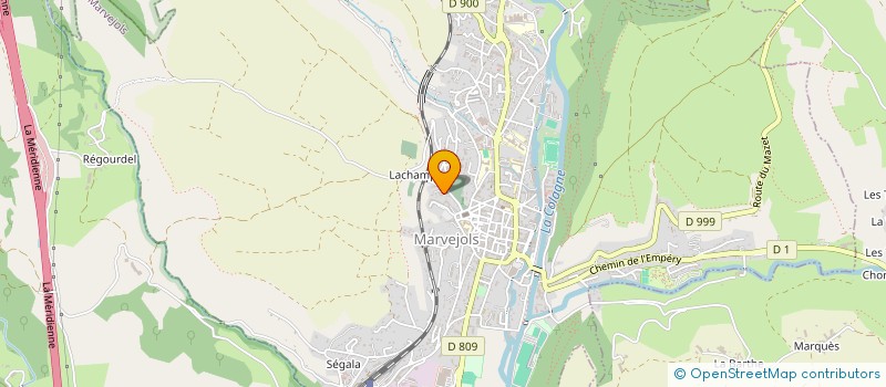 localisation de l'entreprise MONSIEUR CAMILLE MALIGES  MARVEJOLS