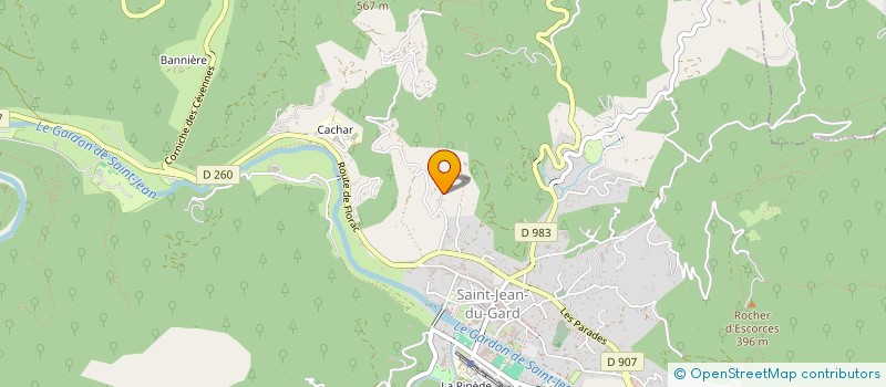 localisation de l'entreprise MONSIEUR CAMILLE MALO  SAINT-JEAN-DU-GARD