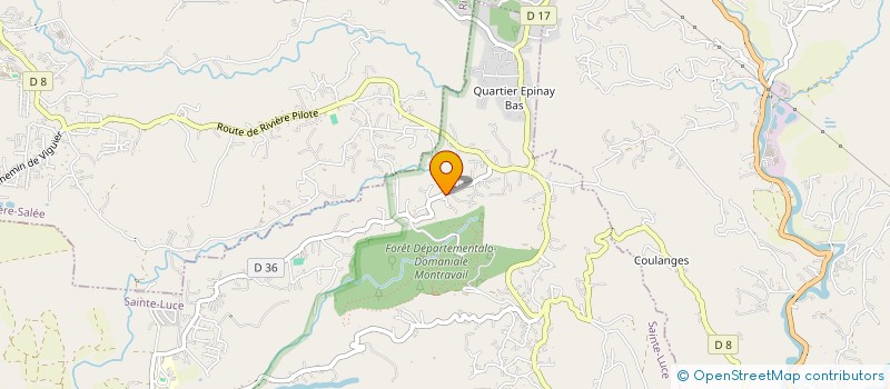 localisation de l'entreprise MONSIEUR CAMILLE MANGEOT  SAINTE-LUCE