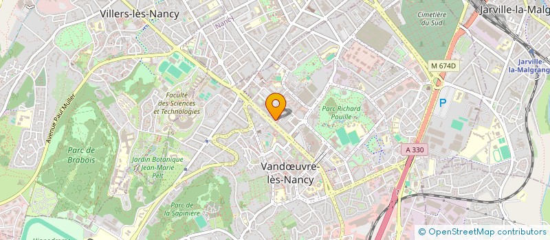 localisation de l'entreprise MONSIEUR CAMILLE MARAZZI  VANDUVRE-LES-NANCY