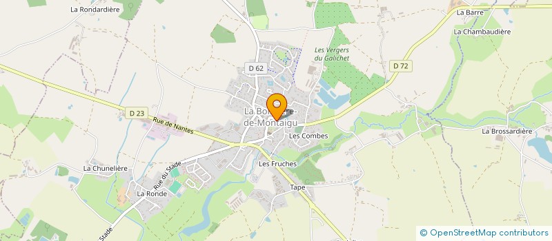 localisation de l'entreprise MONSIEUR CAMILLE MARBOEUF  LA BOISSIERE-DE-MONTAIGU