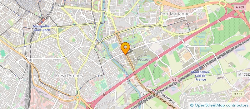 localisation de l'entreprise MONSIEUR CAMILLE MARTIN à MONTPELLIER