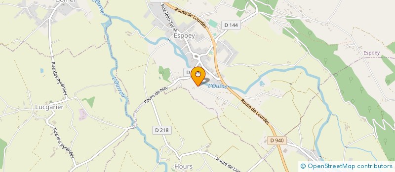 localisation de l'entreprise MONSIEUR CAMILLE MATHIS  SOUMOULOU