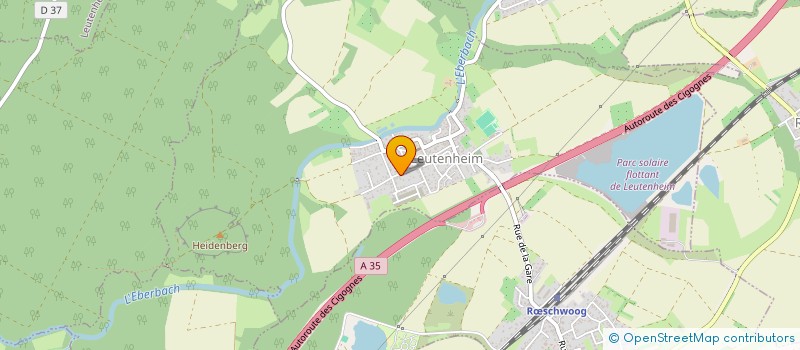 localisation de l'entreprise MONSIEUR CAMILLE MEISS  LEUTENHEIM