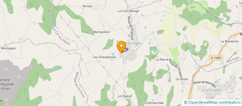 localisation de l'entreprise MONSIEUR CAMILLE MERINI  MARINGES