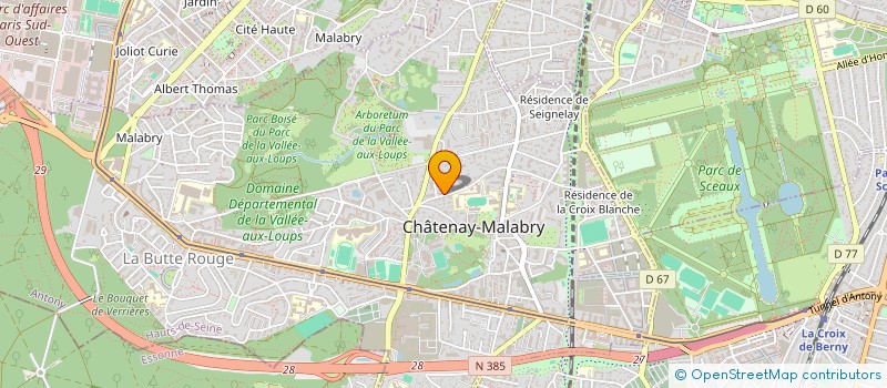 localisation de l'entreprise MONSIEUR CAMILLE MEUNIER  CHATENAY-MALABRY