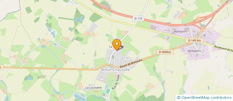 localisation de l'entreprise MONSIEUR CAMILLE MILLET  BRESSUIRE