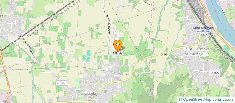 localisation de l'entreprise MONSIEUR CAMILLE MOISSON  CHASSELAY