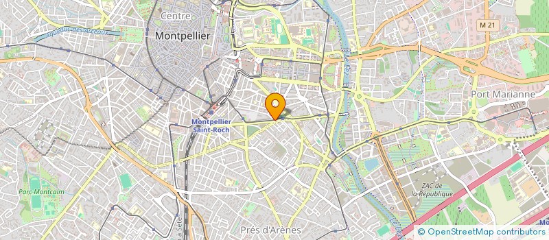 localisation de l'entreprise MONSIEUR CAMILLE MONJO à MONTPELLIER