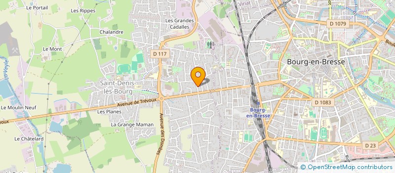 localisation de l'entreprise MONSIEUR CAMILLE MORAND à SAINT-DENIS-LES-BOURG