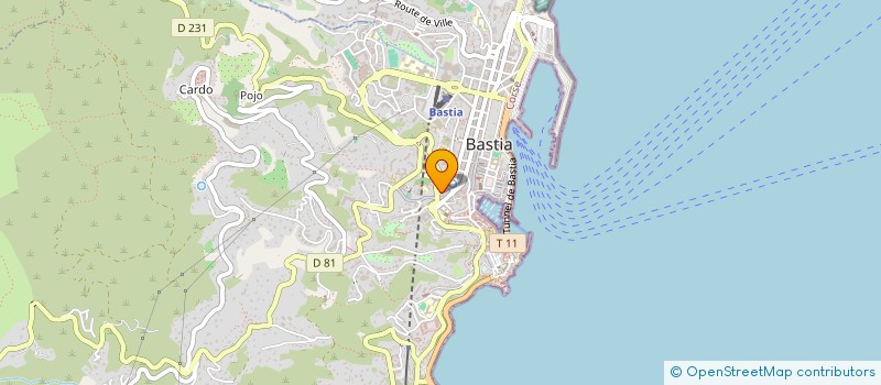 localisation de l'entreprise MONSIEUR CAMILLE MORELLI à BASTIA