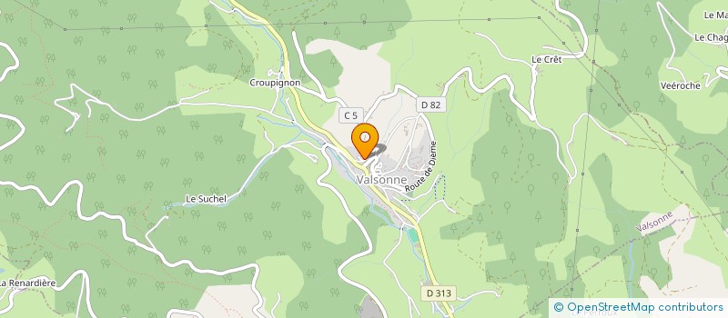 localisation de l'entreprise MONSIEUR CAMILLE MURCIA  VALSONNE