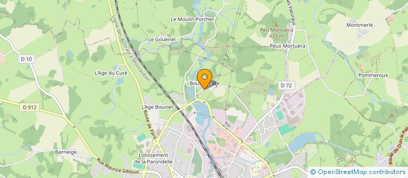 localisation de l'entreprise MONSIEUR CAMILLE NAUDON à SAINT-AGNANT-DE-VERSILLAT
