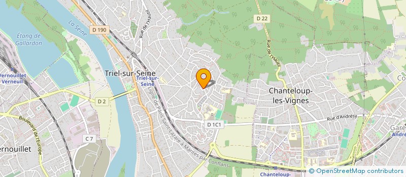 localisation de l'entreprise MONSIEUR CAMILLE NEPERT  TRIEL-SUR-SEINE