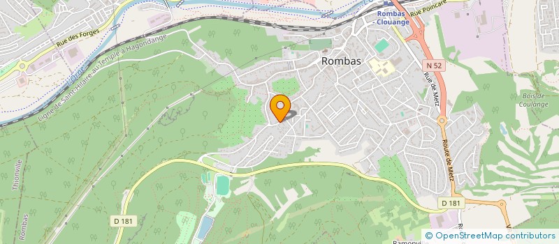 localisation de l'entreprise MONSIEUR CAMILLE NICOLLE  ROMBAS