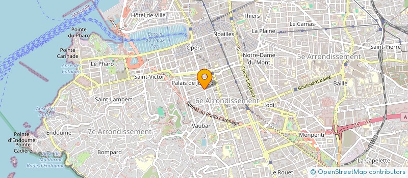 localisation de l'entreprise MONSIEUR CAMILLE PAILLAT  MARSEILLE
