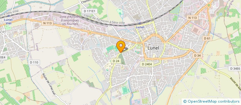 localisation de l'entreprise MONSIEUR CAMILLE PAPY  LUNEL