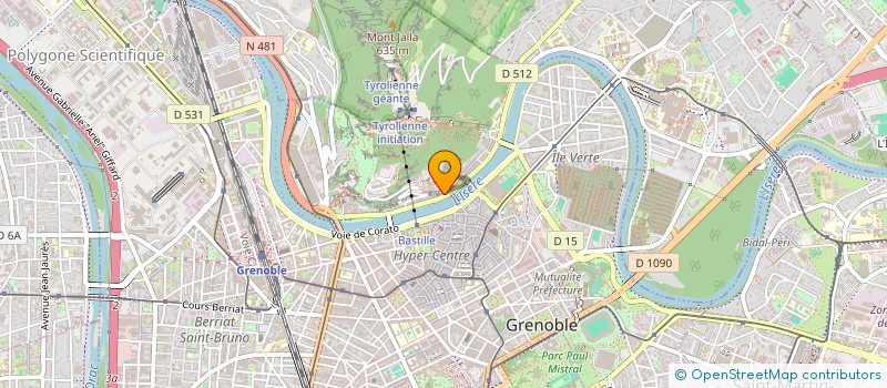 localisation de l'entreprise MONSIEUR CAMILLE PARDOEN  GRENOBLE