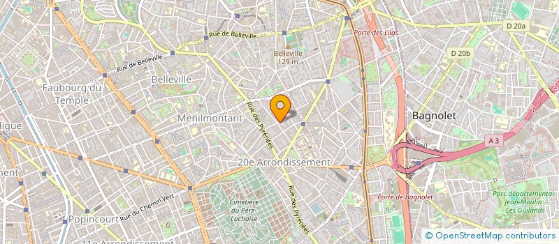 localisation de l'entreprise MONSIEUR CAMILLE PASTOL  PARIS