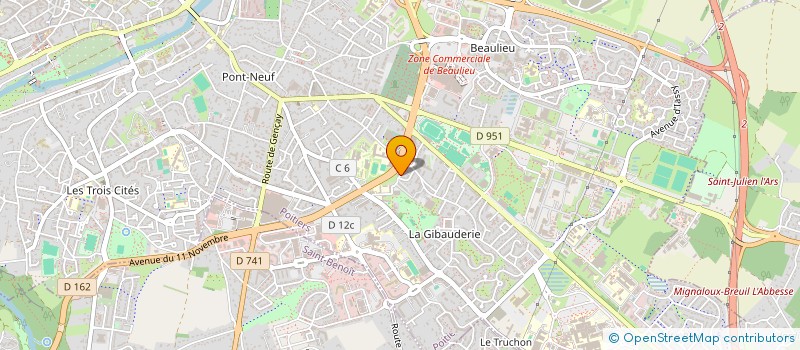 localisation de l'entreprise MONSIEUR CAMILLE PAUL  BORDEAUX