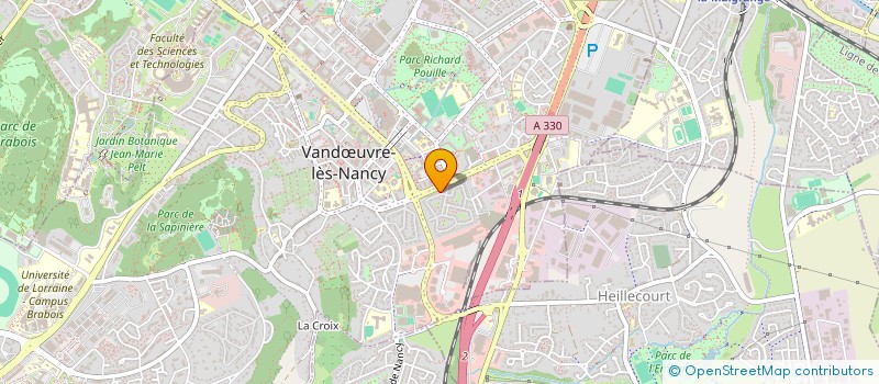 localisation de l'entreprise MONSIEUR CAMILLE PERES  VANDUVRE-LES-NANCY