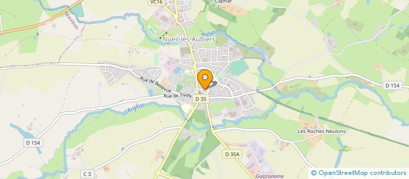 localisation de l'entreprise MONSIEUR CAMILLE PERIDY  NUEIL-LES-AUBIERS