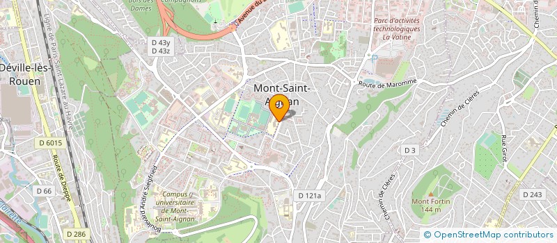 localisation de l'entreprise MONSIEUR CAMILLE PERROT  MONT-SAINT-AIGNAN