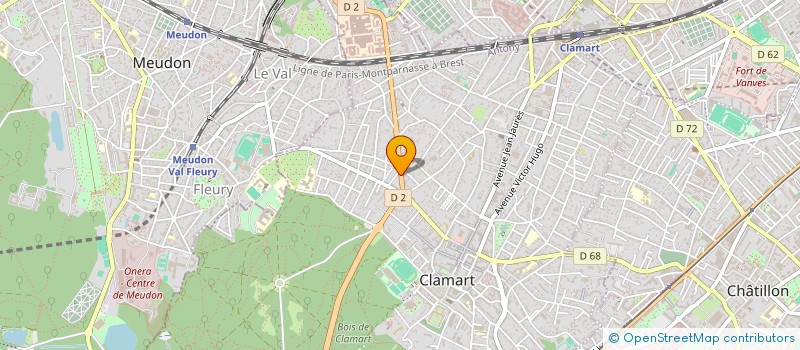 localisation de l'entreprise MONSIEUR CAMILLE PEUGNY à CLAMART