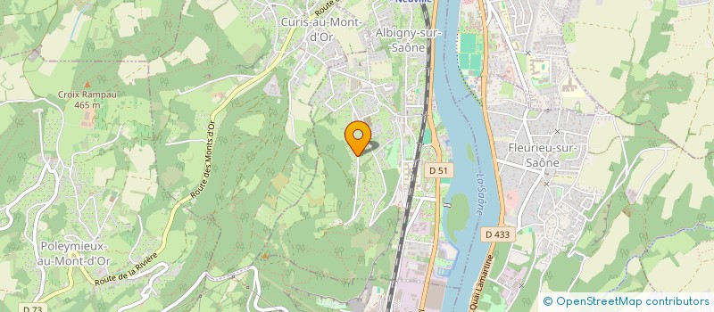 localisation de l'entreprise MONSIEUR CAMILLE PEYRACHE  ALBIGNY-SUR-SAONE